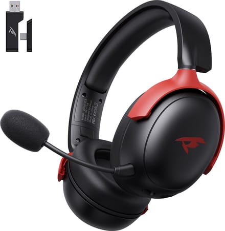 Kofire × Picun G3 - Draadloze Gaming Headset - Over ear koptelefoon - Met microfoon - PC/PS4/PS5/Nintendo Switch - Zwart