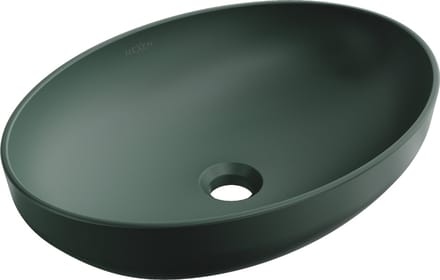 Mexen Cornelia opbouw waskom 50 x 37 cm, donker groen mat - 21885047
