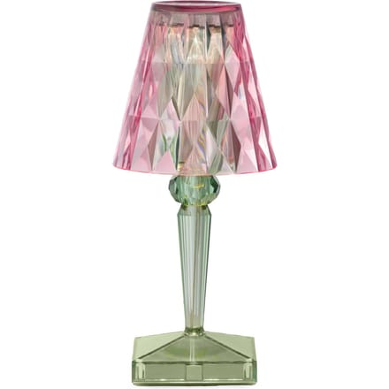 Kartell Battery Tafellamp - pastel pink/mint green