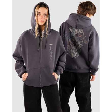 Dolly Noire x Pokemon Regi Zip Hoodie grijs