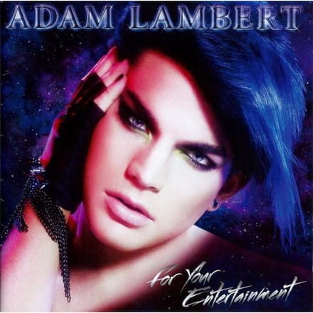CD ADAM LAMBERT - For Your Entertainment 88697548012 19 Recordings 2009 Canada Pop Occasion white