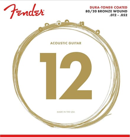 Fender F-880L snaren set acoustic, coated bronze, light, 012-016-024-032-042-052