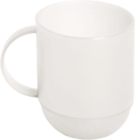 Witte Keramische Mok 350 ml - Geschikt voor Magnetron en Vaatwasser