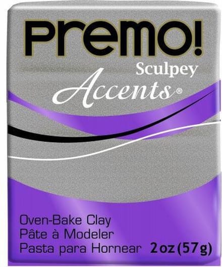 Premo White Gold Glitter - klei 57 gr - Sculpey
