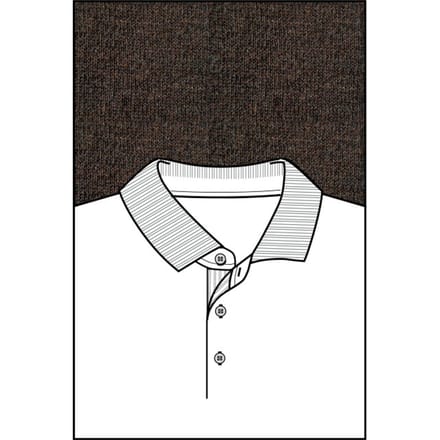 Baileys Polo lange mouw pullover polo collar placke 520063/80