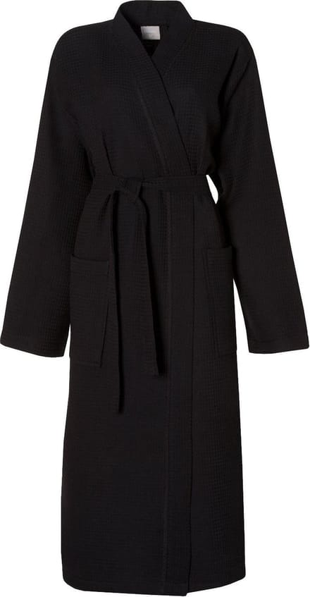 Seahorse - Waffle - Kimono - Badjas - Zwart - S