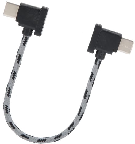 Allecto - Datakabel type C naar type C - Haakse datakabel - Lichtgewicht - Voor afstandsbediening drone - Geschikt voor Mavic Air 2 en Mini 2