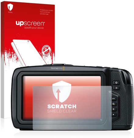 upscreen - Screenprotector voor Blackmagic Pocket Cinema Camera 4K / 6K - Folie Beschermfolie transparant