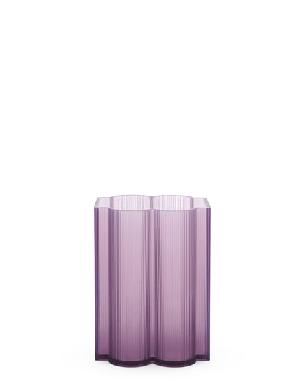Kartell Okra vaas - violet - laag