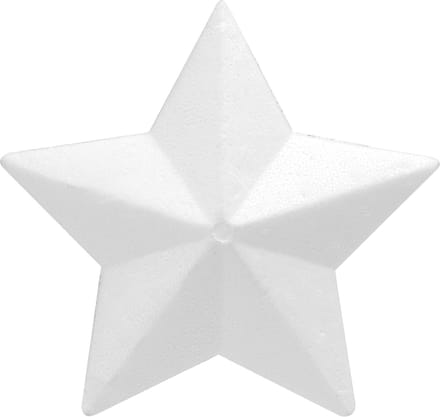 Glorex Piepschuim kerst ster - 20 cm - hobby knutselen - vormen - figuren
