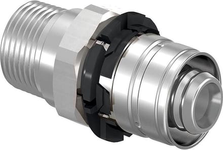 Uponor MLC puntstuk - 1/2x14mm messing pers