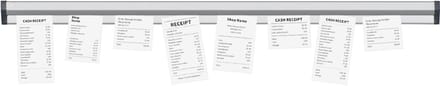 Seco folderhouder - fast note profiel - lengte 1 m - zilver - SE-FN-1-100