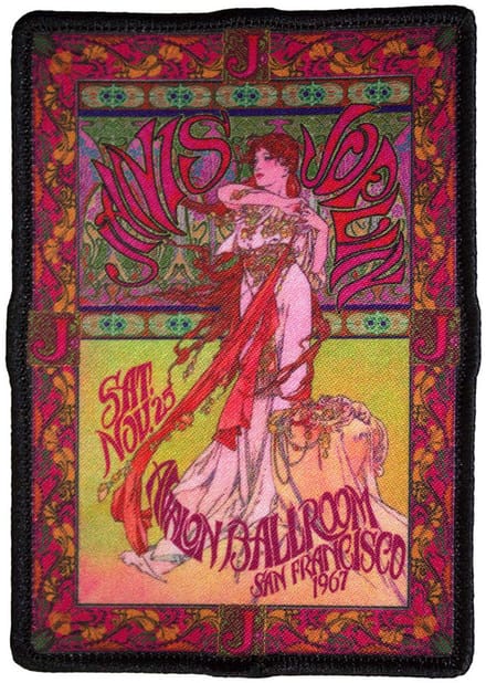 Janis Joplin - Avalon Ballroom Patch - Multicolours