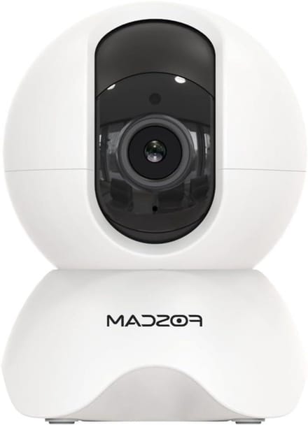 Bewakingscamera Binnen - Wifi Camera - Huis Bewaken - Persoonsherkenning AI - 5 MP Resolutie - Wit