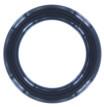 Acryl Smooth Segment Ring  piercing Zwart - 3 mm