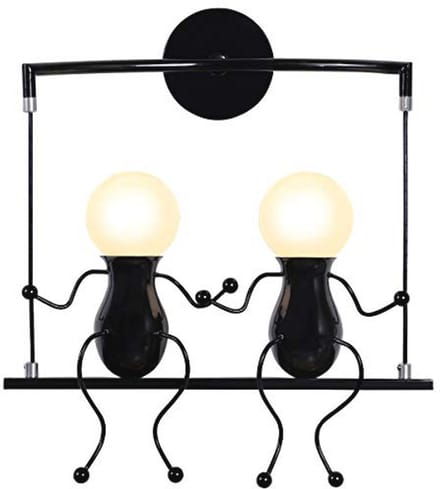 Moderne creatieve wandlamp voor slaapkamer en woonkamer - Art Deco stijl, E27 fitting, max 60W