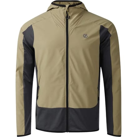 Dare2B Heren Endurance Windbestendige Waterafstotende Stretch Midlayer met Capuchon
