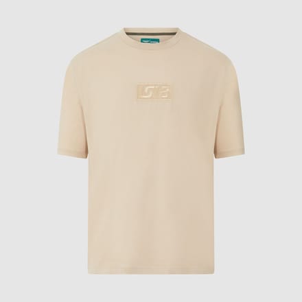 Aston Martin Racing - Formule 1 - Lifestyle Stroll T-Shirt - Cremé - Heren - Maat S