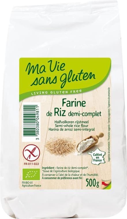 Ma Vie Sans Gluten Rijstmeel halfvolkoren