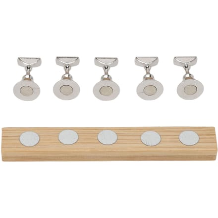 Magnetische Nagel Display Standaard Log Legering DIY Training Vingernagel Display Houder voor Schoonheidssalon white