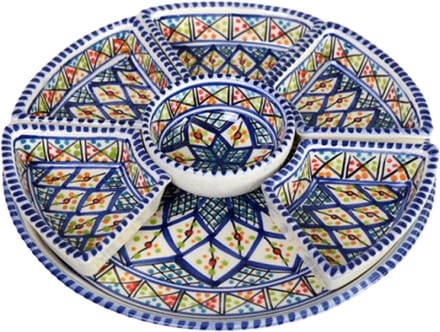 Dishes & Deco Shebka Aperoschaal - Ø34xH10cm