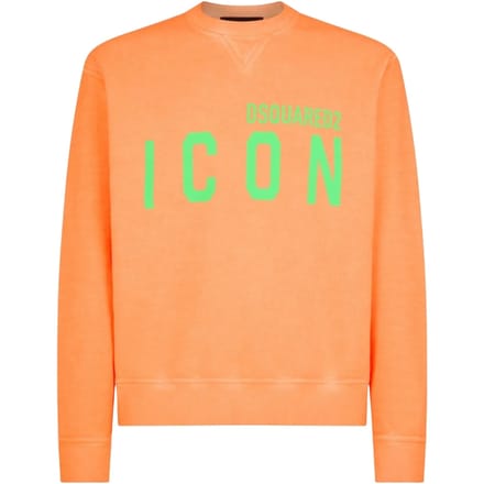 Dsquared2 Icon Oranje Trui Met Ronde Hals