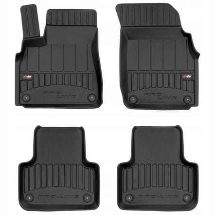 Frogum No.77 - Automatmatten passend voor Audi Q8 vanaf 2018 - 3D Korfmodel - TPE Rubber - Zwart