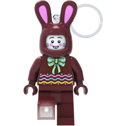 LEGO Iconic - LED Sleutelhanger, Man in konijnenpak - Bruin