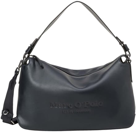 Marc O'Polo schoudertas Valli Hand Bag Deep Night Blue donkerblauw