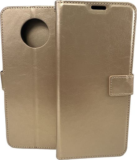 Portemonnee Book Case Hoesje Geschikt voor: Nokia G50 -  goud