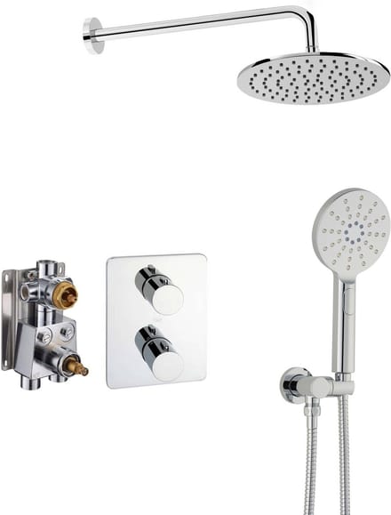 Ben Lavion 250 inbouw regendoucheset met 4 straalsoorten Ø25cm chroom