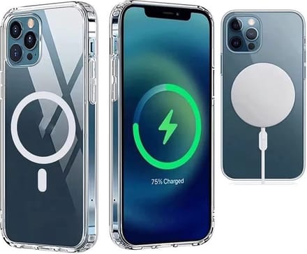 Techgrip - Hoesje geschikt voor iPhone 15Pro Transparant Magsafe Compatible