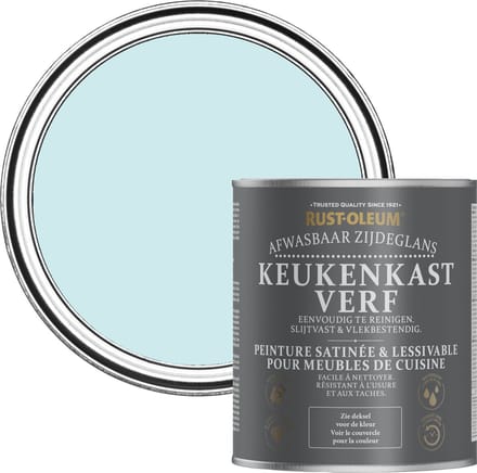 Rust-Oleum Blauw Keukenkastverf Zijdeglans - Eucalyptus 750ml