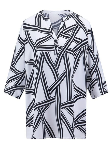 Lange blouse Van Emilia Lay wit