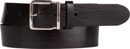 Petrol Industries Riem Dames - Broekriem - Verstelbaar - Leer - Zwart - 85 cm