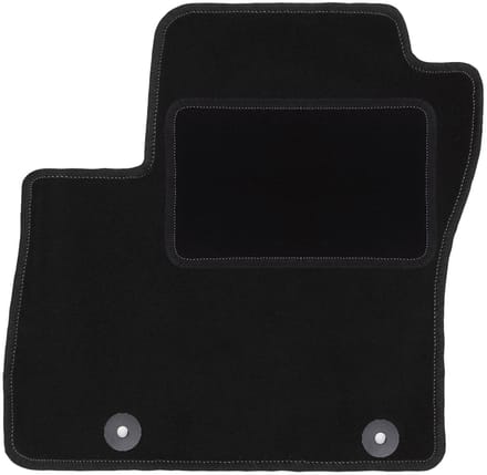 Bestuurdersmat zwart voor: Ford Kuga MK1 SUV (2008-2011)