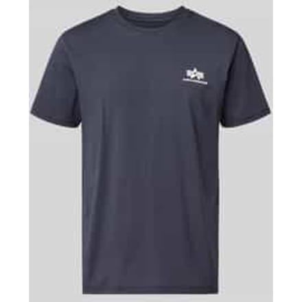 T-shirt met logo en ronde hals