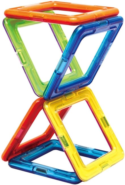 Magformers Square Set - 6 Onderdelen - Magnetische Bouwset