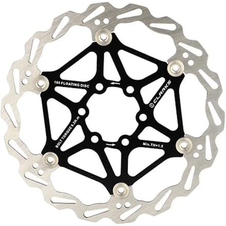 Clarks Lightweight Disc-Rotor 6-voudig, black Diameter 160mm