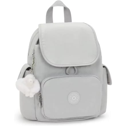 kipling vrijetijdsrugzak rugzak Basic City Pack Mini Backpack Easy Grey Lichtgrijs