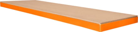 S-rax extra plank - blauw en oranje - 180x60 cm - 300 kg draagvermogen