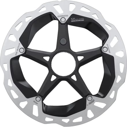 Remschijf met borgring externe spline Shimano RT-EM910 Center Lock Ice Technoligies Freeza