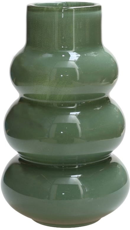 Vaas Lomami Elite | Groen | Mondgeblazen glas | Ø18 x H30 cm