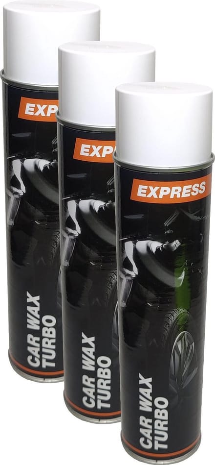 3x Autowax turbo wax 600 ml spuit