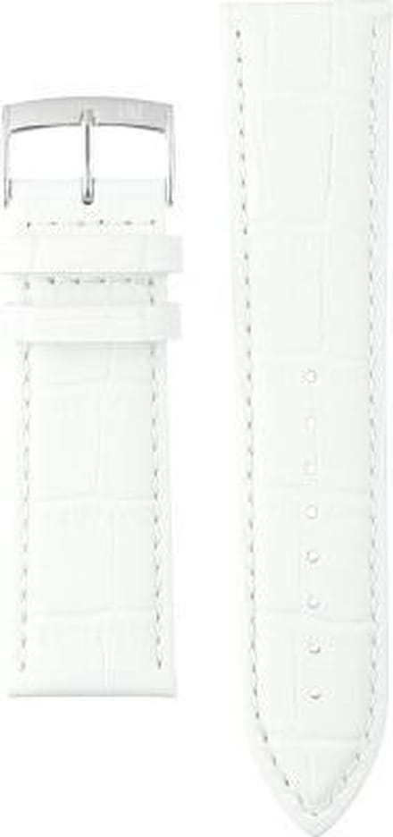 Morellato PMX017BOLLE IG Horlogebandje - Leer - Wit - 24 mm