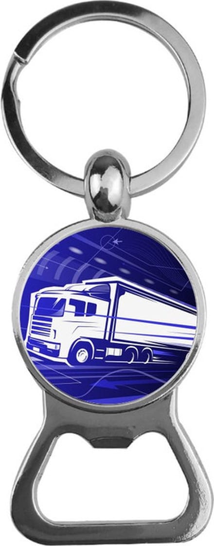 Bieropener Glas - Vrachtwagen