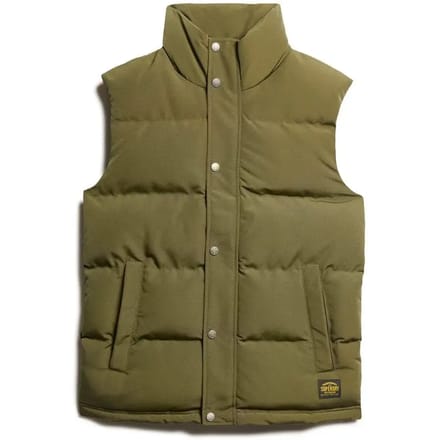 Superdry - Everest-bodywarmer zonder capuchon - Heren - Gilets