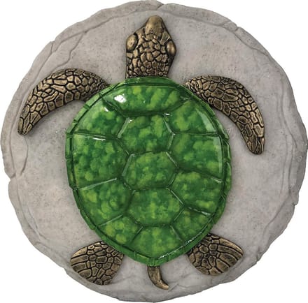 Schildpads steppingsstone voor tuin - decoratieve wandplaat