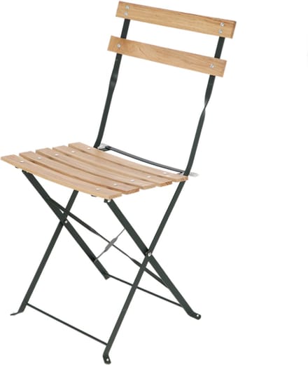 Bistrostoel metaal hout groen - Esschert design
