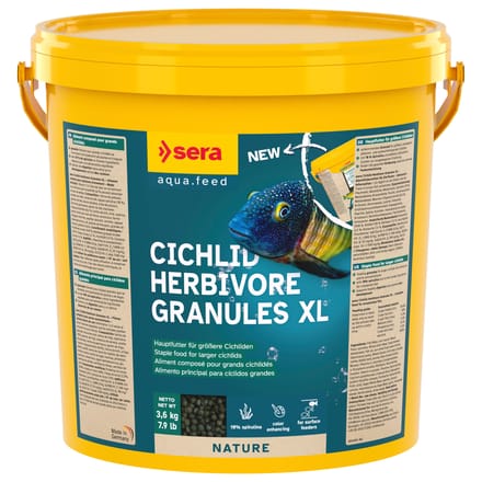 sera Cichlid Green XL Nature Granule Feeder - 10 L